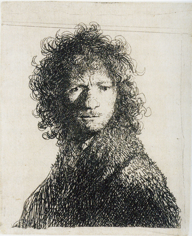 Rembrandt - Self-portrait with an Angry Expression