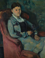 Paul Cézanne - Madame Cézanne with a Fan