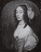 Gerard van Honthorst - Louise Hollandine, Princess Palatine, Half-Length